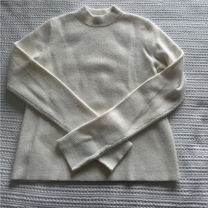 Ann Taylor Cream Turtleneck Sweater